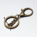 Fermoir homard en bronze vintage avec anneau fendu et connecteur pour bijoux DIY - Style de Chaîne / Bronze