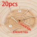 20 Stück S925 Sterlingsilber Schmetterling Ohrmuttern für DIY Schmuckherstellung - 20er Set / Silberner Ohrstecker (4mm)