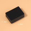 Cartoncini neri per orecchini in carta kraft di forma rettangolare da 3,2cm x 4,5cm - 50 Fogli/Pacco/22g / Quadrato Nero