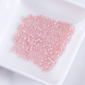 Rosa 2mm Glasperlen mit Perlmuttglanz für die DIY-Schmuckherstellung in Großpackung - Perlrosa (Nr. 6)