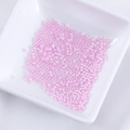 Hellrosa 2mm Glasperlen mit Perlglanz-Effekt für DIY-Schmuckherstellung und Basteln - Perlglanz Rosa (Nr. 9)