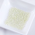 2mm cremeweiße Glas-Perlen mit Perlmuttglanz für DIY-Schmuckherstellung - Beige (Nr. 15)