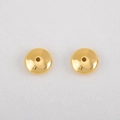 Gouden koepelvormige CCB wielkralen 10x4mm tussenstukken voor DIY sieraden maken - 10mm / Goud