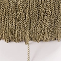 DIY jewelry making iron chain in antique bronze finish for necklace and tassel accessories - Bronze