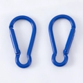 Blaue Karabinerhaken in Kürbisform aus Legierung mit Schnappverschluss für Schlüsselanhänger - 23.3x47.3 / Königsblau