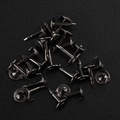 Gunmetal plating metal butterfly clutch back pins for DIY brooch jewelry making - Tack Only (Without Clutch) / 50 Pieces / Gunmetal