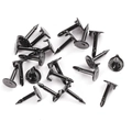 Black metal butterfly clutch pin backs for DIY brooch making and enamel pin fastening - Tack Only (Without Clutch) / 50 Pieces / Black