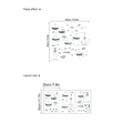 Marine thema zeilboot en vuurtoren PVC muurstickers set met lay-out en plakafmetingen - Nautisch Zeilboot Thema (ZC1256)
