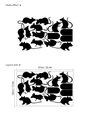 Cartoon mouse family wall stickers with layout size 57x34cm for home staircase decoration - Mouse Family Style (HM0705) / 34x57cm