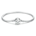 Pulsera de cadena de serpiente en plata S925 con cierre de bola Family Forever - Pulsera Cadena de Serpiente Family Forever 14CM(SCB272-14)