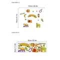 Ramadan wall stickers with mosque and lantern patterns for festive home decoration - Cartoon Ramadan Mosque Style (HMP6-1428) / 90x30cm