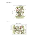Forest tree wall stickers with rabbit and hot air balloon for nursery room decor - Big Tree Style (ZB842)
