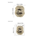 Vinilo decorativo vintage Shakespeare To Be Or Not To Be en lámina de 25x30cm - SC576-25x30-Estilo Dedo (Sin Bolsa)