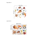 3D sports ball wall decals for boys room including soccer basketball and baseball stickers - ZB801 Sports Theme