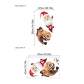 Vinilo decorativo 3D de Papá Noel y caballo con efecto de pegado y dimensiones - TA303/40*60