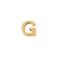 Pendentif lettre G en acier inoxydable plaqué or 18 carats poli pour bijoux DIY - Lettre G Or