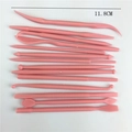 14-delige roze boetseergereedschapset voor fondant taartdecoratie en kleimodellering - Roze (Willekeurig)