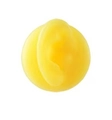 Translucent yellow silicone ear model for medical teaching and display in a bright finish - Right Ear Model / Yellow