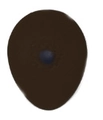 Deep brown silicone anatomical model for medical training and teaching displays - Breast Model / Black