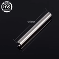 14mm G23 titanium straight barbell post for body piercing jewelry in silver finish - 1.6*14mm Internal Thread Straight Bar