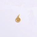 Golden S925 silver smiley face pendant charm for DIY jewelry and necklaces - Type H Smiley Face (6*10.4mm)