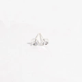S925 sterling silver ear studs with cup for pearl mounting in silver finish - Model B: 6.1*13 / Silver