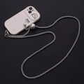 Crossbody phone case with silver metal chain strap and cream cartoon smiley face design - Silver Iron Chain With Adjuster Ball