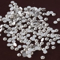 Klare runde flache Glaskristall-Strasssteine mit Facettenschliff für DIY-Nagelkunst - 4mm (16) 1440 / Transparente Weiße Strasssteine
