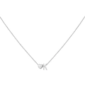Polished silver heart and letter K charm necklace for women on a minimalist thin chain - Letter K / Steel