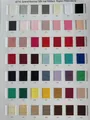 Cartella colori nastro Petersham in rayon con 49 tonalità e trame a coste di lusso - Selezione cartella colori