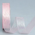 Irisierendes rosa Organzaband mit Wellenmuster für DIY-Geschenkverpackungen und Deko - Rosa [3cm*20 Yards]