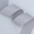 Hochwertiges silbergraues Samtband für luxuriöse Geschenkverpackungen und DIY - 3,8 cm x 50 Yards / Grau