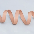 Elegante nastro opaco oro rosa con trama a saia per regali fai da te e decori - 835# Caffè / 1cm*100 Yards