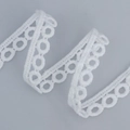 Milk white hollow out lace trim with elegant circular embroidery for DIY sewing projects - TFC-150 [1cm Wide]