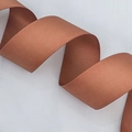 Deep orange 4cm grosgrain ribbon with ribbed texture for DIY hair bows and gift wrapping - Coffee (845# 20 Yards)