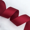 Deep red 4cm grosgrain ribbon with ribbed texture for DIY hair bow and crafts - Wine Red (789# 20 Yards)