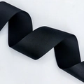 Ruban gros-grain noir 4cm à texture côtelée pour nœuds DIY et accessoires de vêtements - Noir (030# 100 Yards)