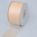 Flesh pink 4cm sheer organza ribbon roll for DIY flower gift wrapping and bows - 4cm*10 Yards / Orange