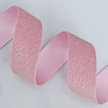 Pink velvet ribbon with plush faux fur texture and smooth backing for DIY crafts - 4cmx10 Yards / Pink