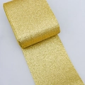 Funkelndes goldenes Glitzer-PU-Lederband mit hochdichtem metallischem Glanz - Gold