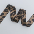 Nastro con stampa leopardata e dettagli dorati per fai-da-te e capelli - Stile Leopardo Dorato Medio Largo (金色豹纹【2.5cm*10码】)