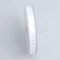 Weiße Polyester-Spitzenbandrolle mit Wellenkante für DIY-Handwerk und Näharbeit - Standardrolle / Weiß