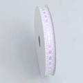 1,5cm hellviolettes Polyester-Spitzenband auf Rolle für DIY-Bastelarbeiten und Geschenke - Standardrolle / Lila