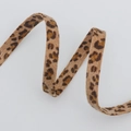 Nastro di velluto con stampa leopardata per fiocchi fai-da-te e accessori per abiti - Stile Stretto Con Motivo Leopardato Marrone Chiaro (3#)