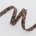 Nastro di velluto leopardato monofacciale per accessori per capelli e fiocchi DIY - Stile Stretto Classico Con Motivo Leopardato Marrone (4#)