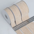 Beige twill velvet fabric ribbon roll for DIY crafts and hair accessories, 40mm wide - Other sizes customizable