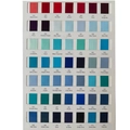 Cartella colori per nastri in poliestere bifacciale da 2 cm con 49 tonalità diverse - Stile di Alta Qualità