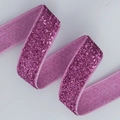 Bright pink sequin ribbon with sparkling glitter texture for DIY craft and gift wrapping - 015# Light Purple 【1.5cm*100 Yards】