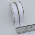 White self-adhesive hook and loop cable organizer tape in 10mm width rolls - White (1.5cm)