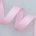 Light pink grosgrain ribbon for gift wrapping with clear ribbed texture and soft drape - 2cm Encrypted / Pink